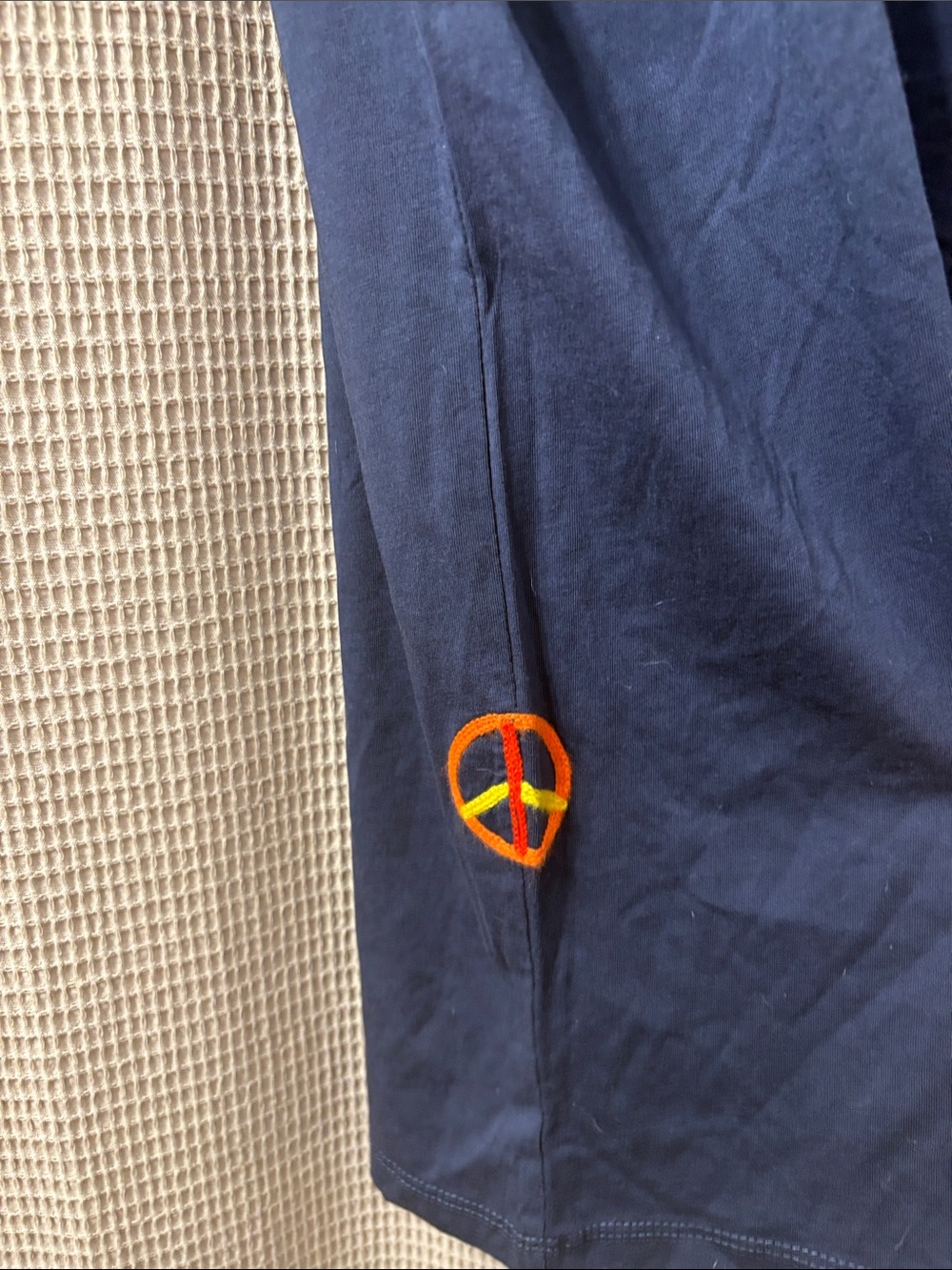 Chaser Navy 'Peace' Short Sleeve Graphic Tee - Picture 4 of 7